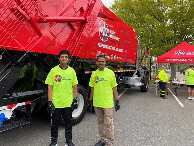 WIN volunteers at the  2023 Earth Day cleanup event with the Town of Bridgewater in Bridgewater, MA