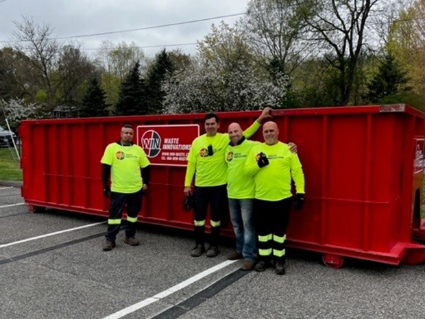 WIN volunteers at the 2023 e-recycling event with the Somers Intermediate School in Somers, NY